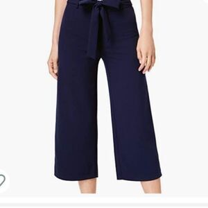 Maison Jules Pull On Tie Waist Cropped Pants